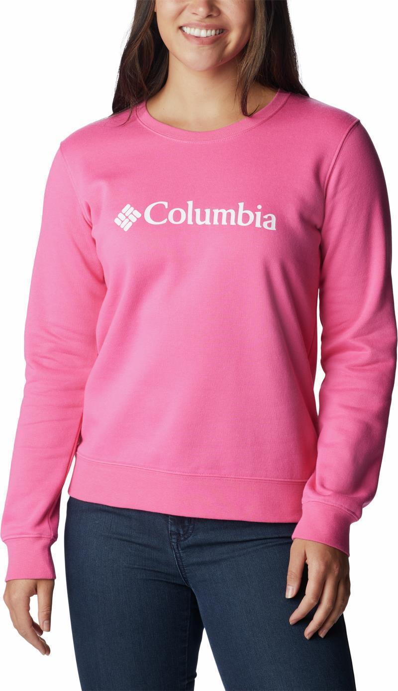 Columbia Trek Graphic Crew - Womens - wild geranium / white logo 1