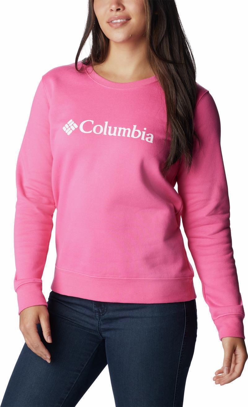 Columbia Trek Graphic Crew - Womens - wild geranium / white logo 1