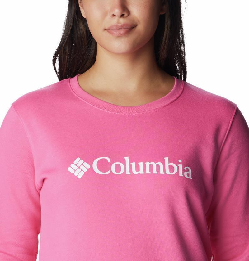 Columbia Trek Graphic Crew - Womens - wild geranium / white logo 1