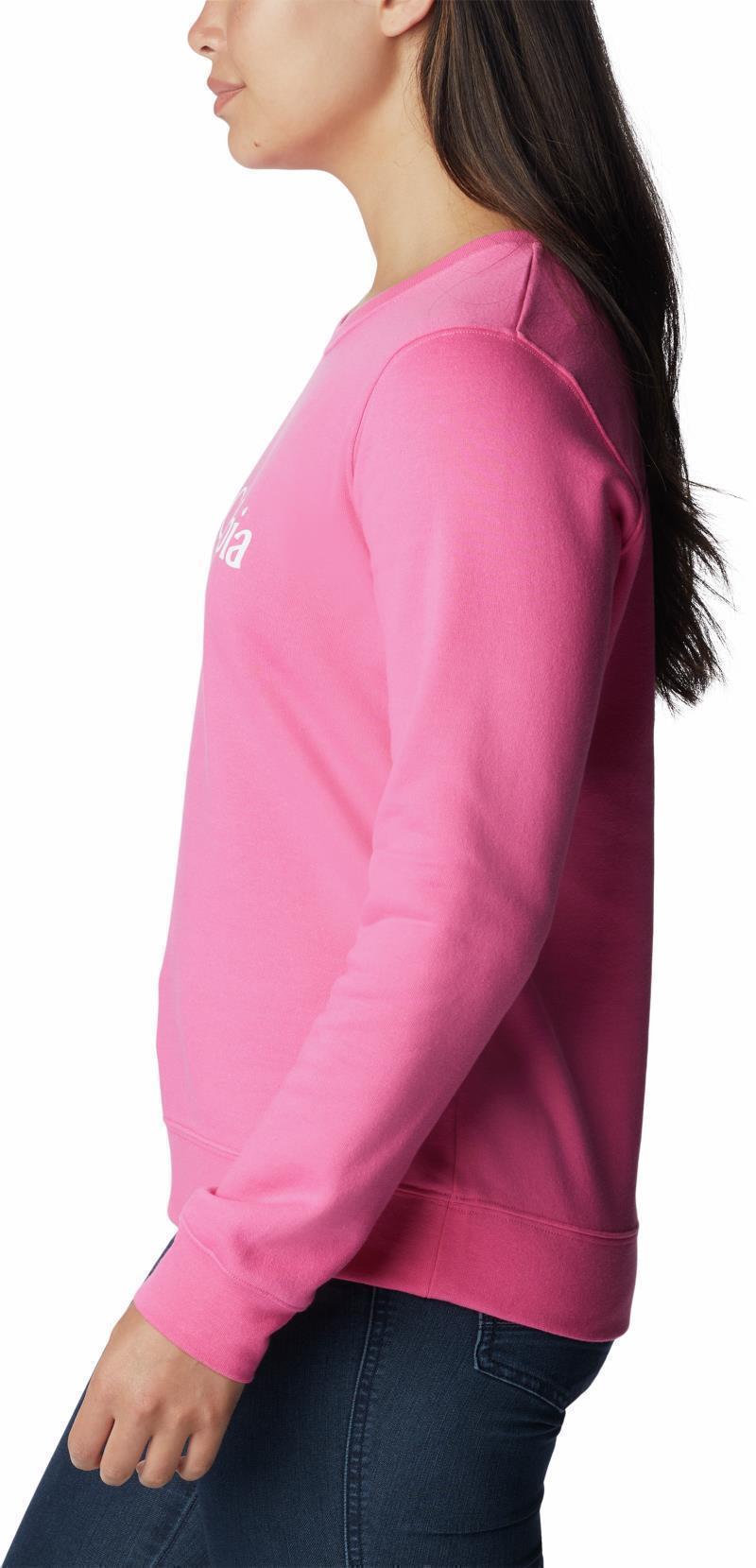 Columbia Trek Graphic Crew - Womens - wild geranium / white logo 1