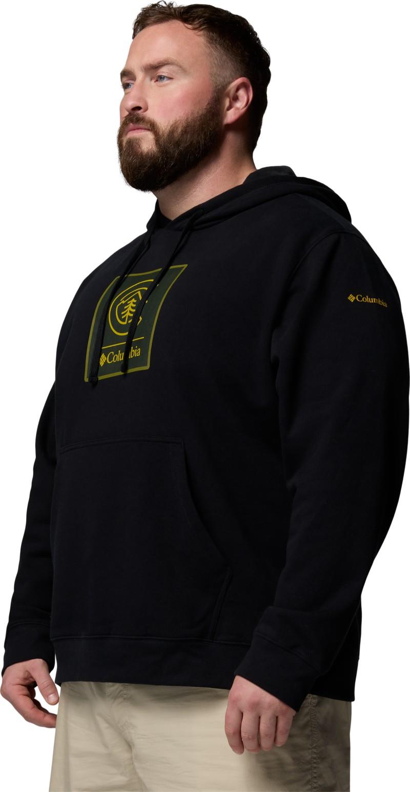 Columbia Trek Graphic Hoodie, Extended - Mens - black / linework badge 1