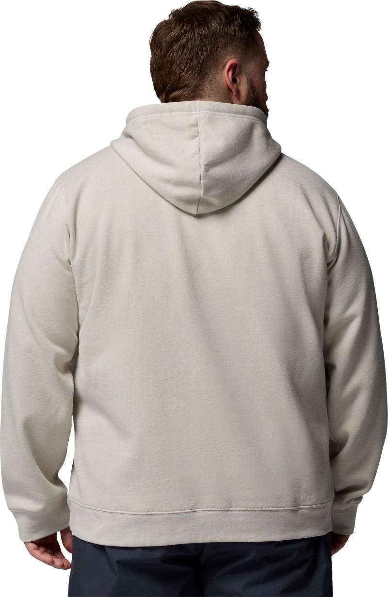 Columbia Trek Graphic Hoodie, Extended - Mens - dark stone / columbia badge label 1
