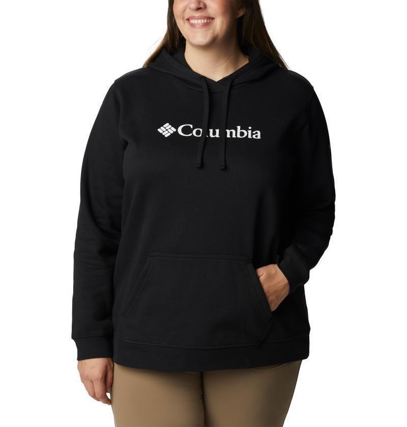 Columbia Trek Graphic Hoodie, Extended - Womens - black / gem columbia 1