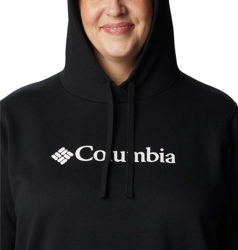 Columbia Trek Graphic Hoodie, Extended - Womens - black / gem columbia 1