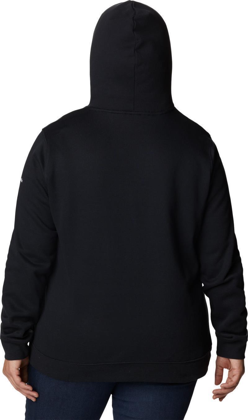 Columbia Trek Graphic Hoodie, Extended - Womens - black / script logo 1