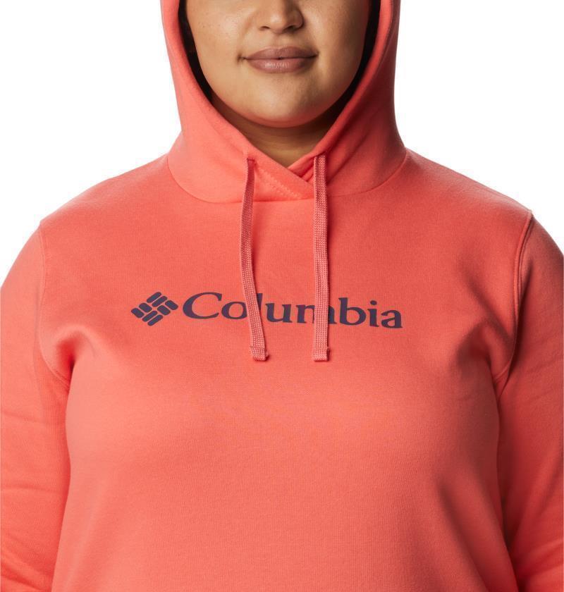 Columbia Trek Graphic Hoodie, Extended - Womens - blush pink / gem columbia 1