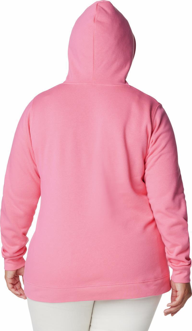 Columbia Trek Graphic Hoodie, Extended - Womens - camellia rose / red lily 1