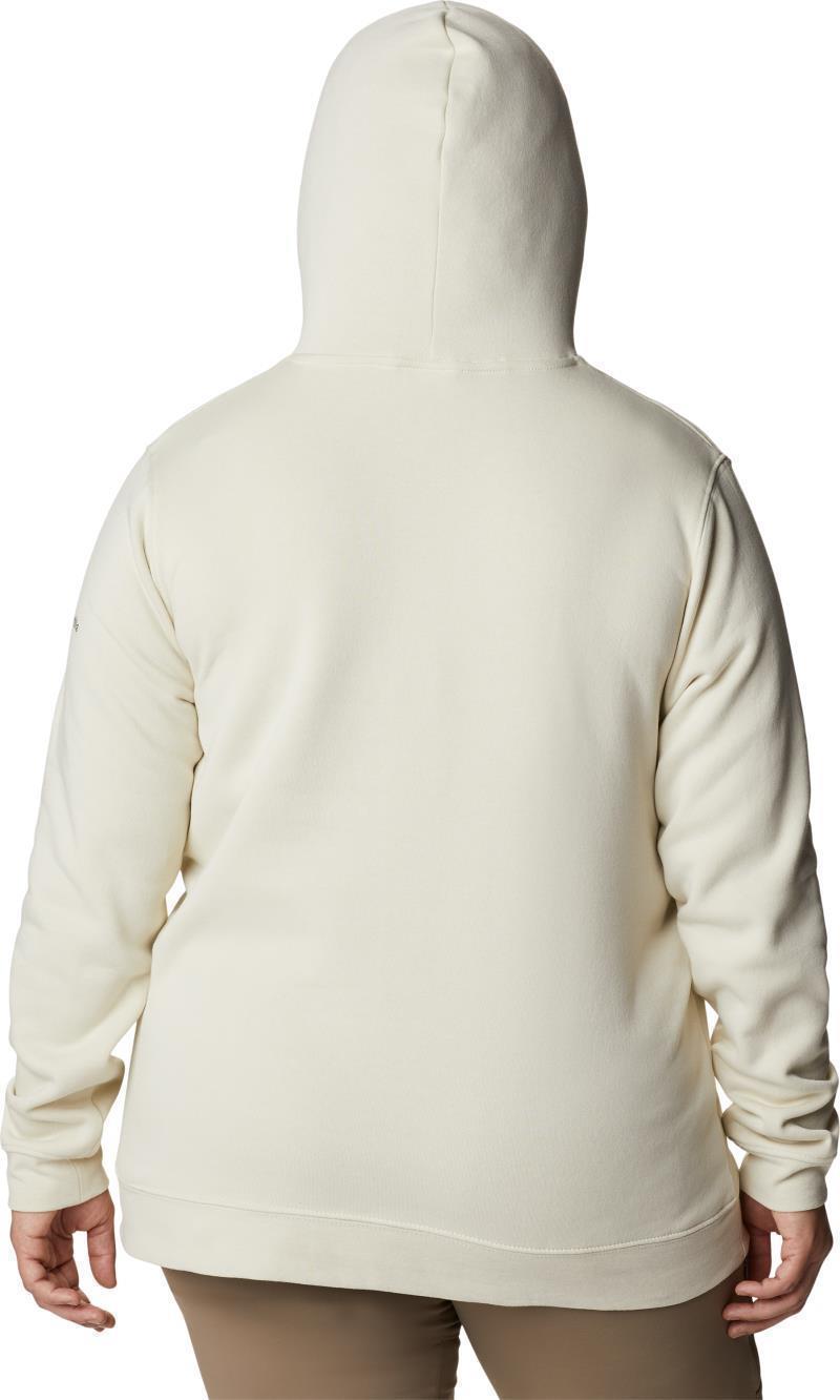 Columbia Trek Graphic Hoodie, Extended - Womens - chalk / script logo 1