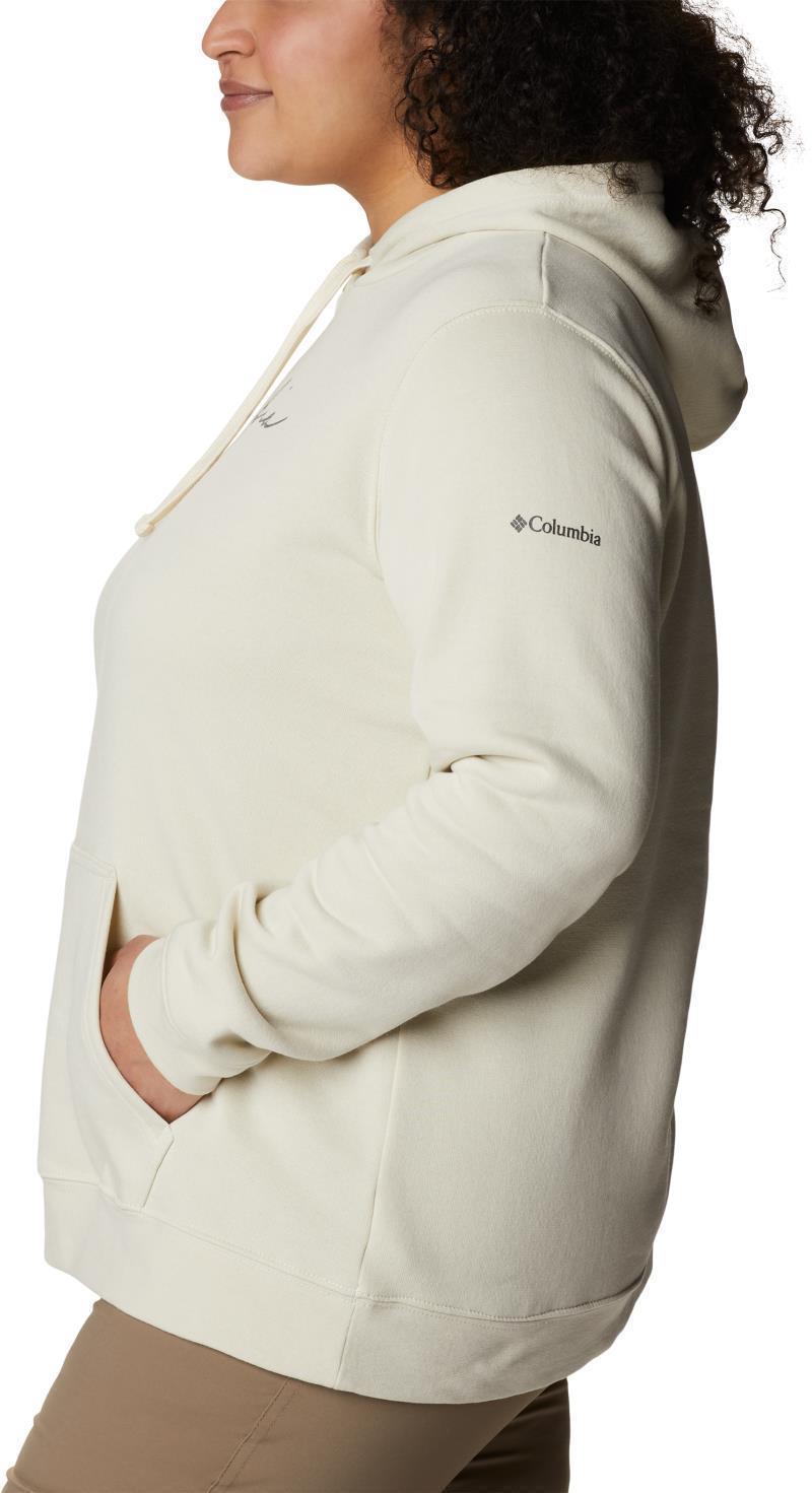 Columbia Trek Graphic Hoodie, Extended - Womens - chalk / script logo 1