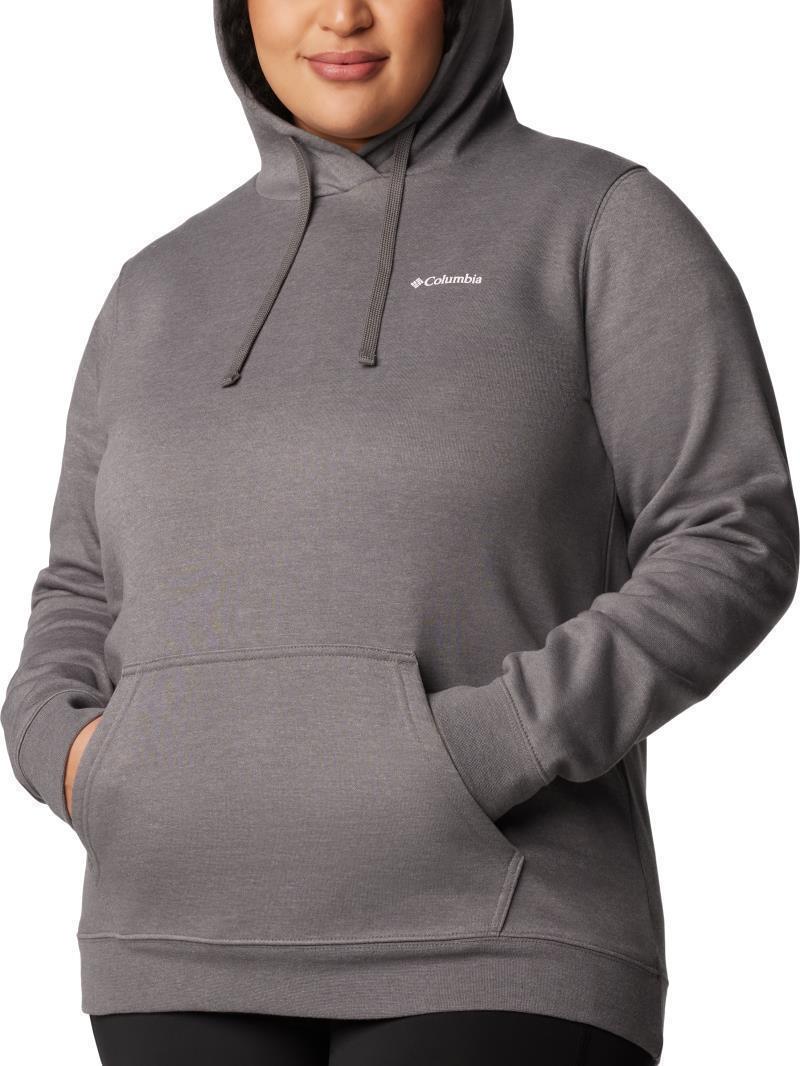 Columbia Trek Graphic Hoodie, Extended - Womens - city grey heather 1