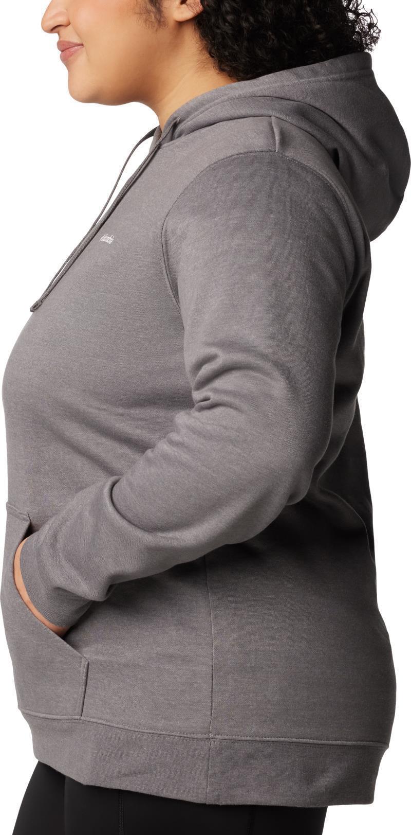 Columbia Trek Graphic Hoodie, Extended - Womens - city grey heather 1