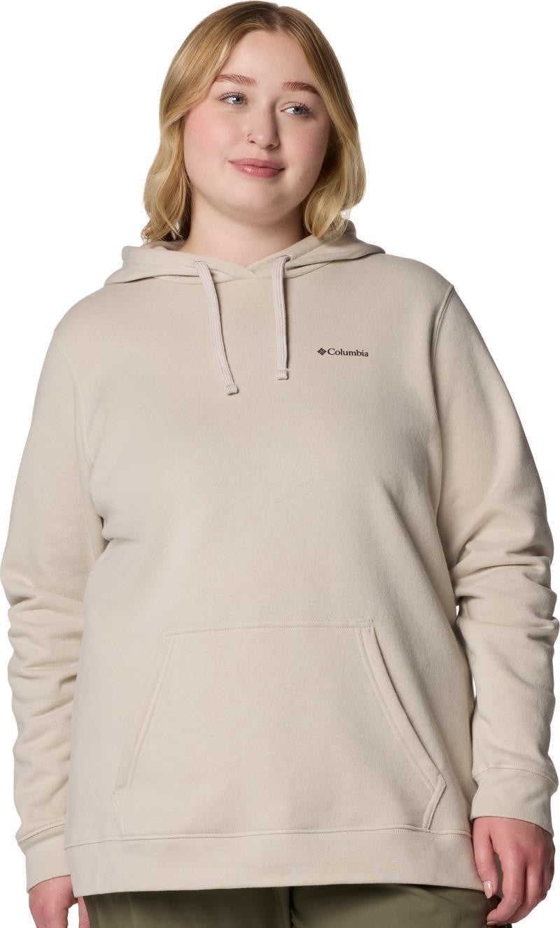 Columbia Trek Graphic Hoodie, Extended - Womens - dark stone / linear land 1
