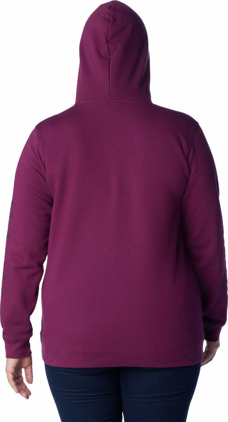 Columbia Trek Graphic Hoodie, Extended - Womens - marionberry / dark nocturnal 1