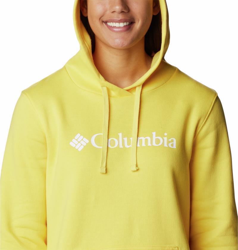 Columbia Trek Graphic Hoodie, Extended - Womens - sun glow / gem columbia 1