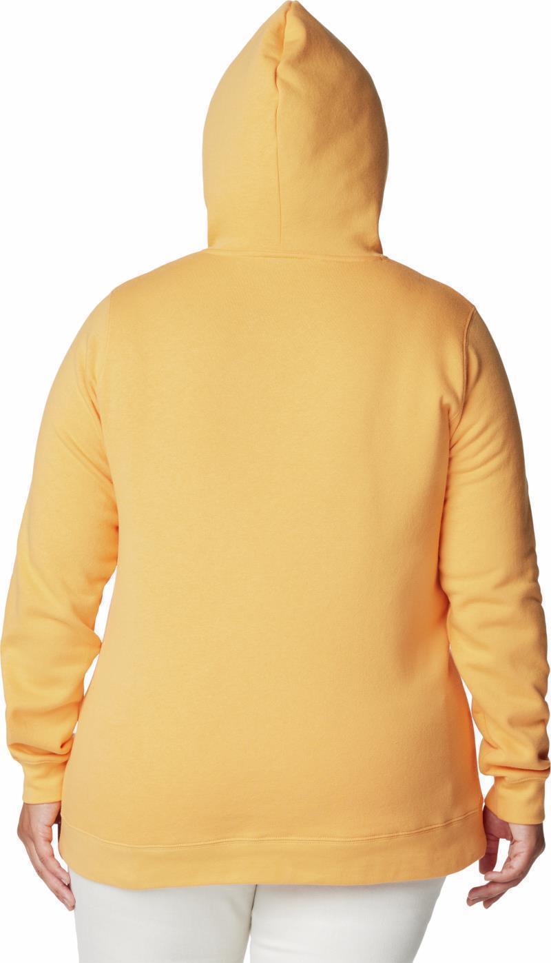 Columbia Trek Graphic Hoodie, Extended - Womens - sunset peach / aqua haze 1