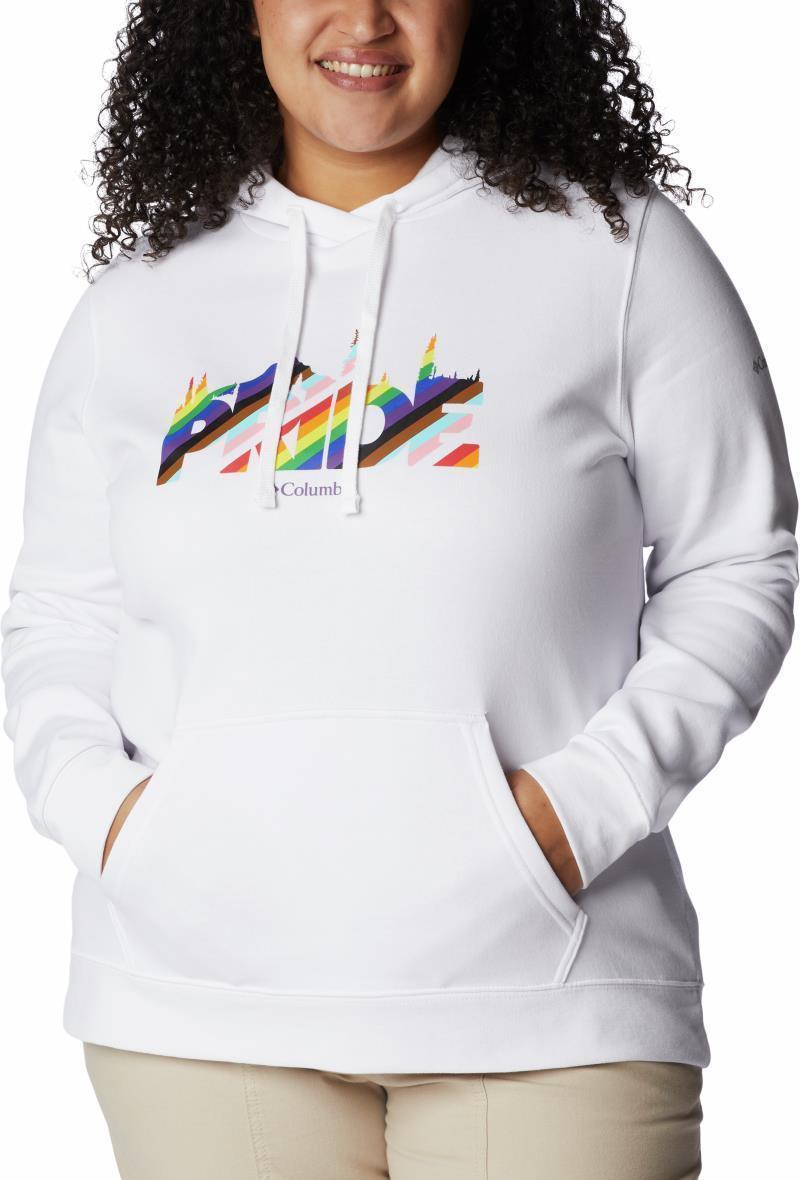 Columbia Trek Graphic Hoodie, Extended - Womens - white / outdoorsy pride 1