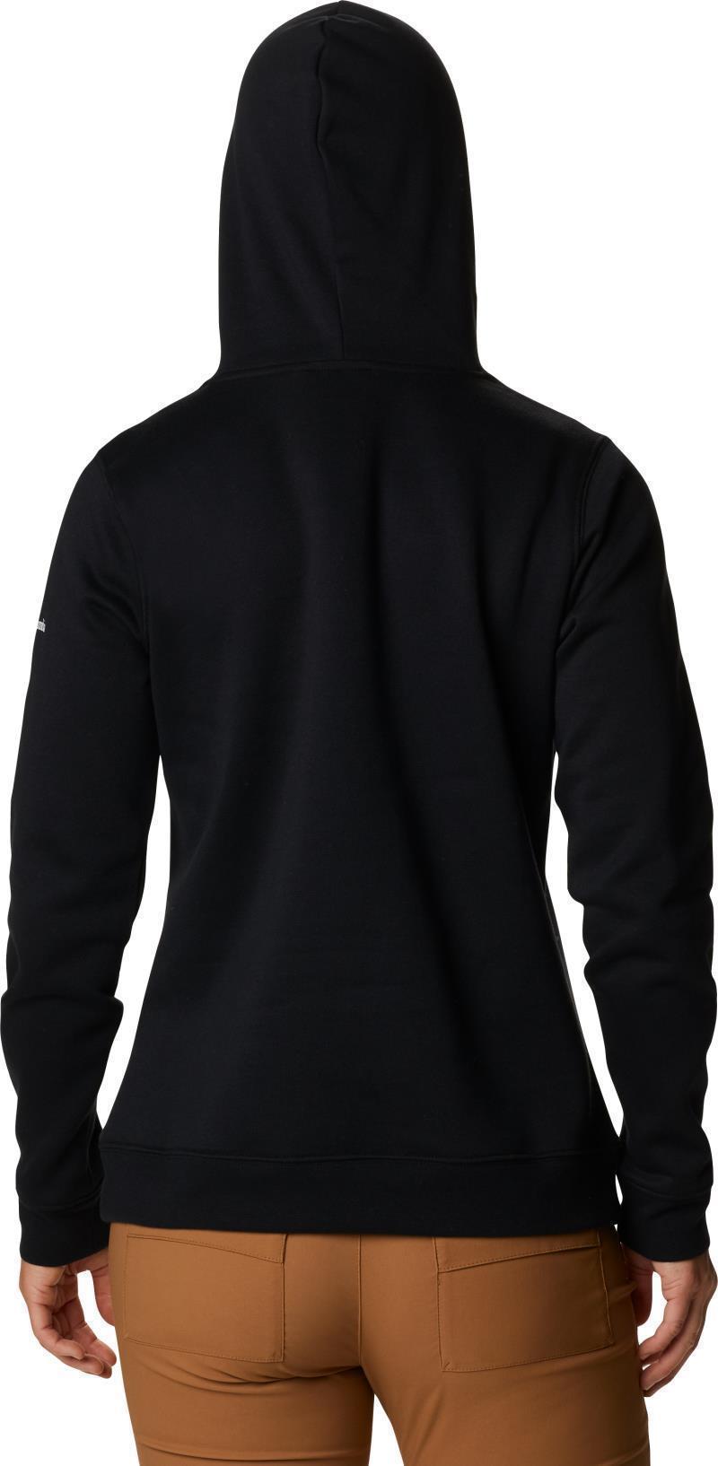 Columbia Trek Graphic Hoodie - Womens - black / script logo 1