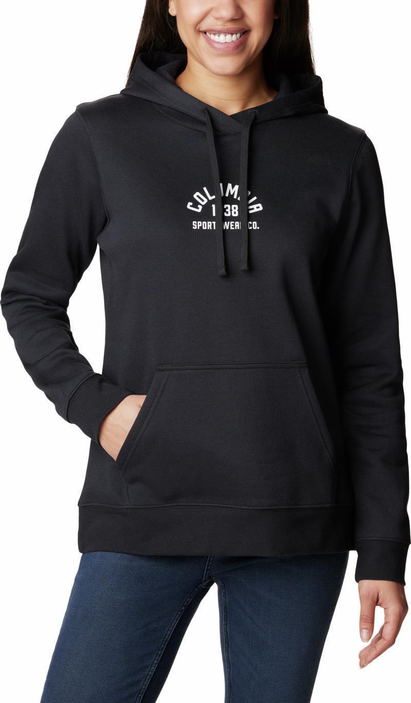 Columbia Trek Graphic Hoodie - Womens - black / white 1
