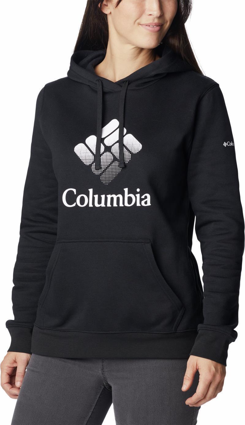Columbia Trek Graphic Hoodie - Womens - black / white csc stacked logo 1