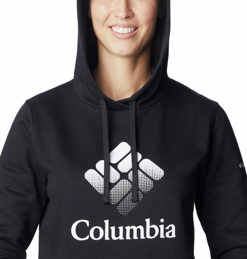 Columbia Trek Graphic Hoodie - Womens - black / white csc stacked logo 1