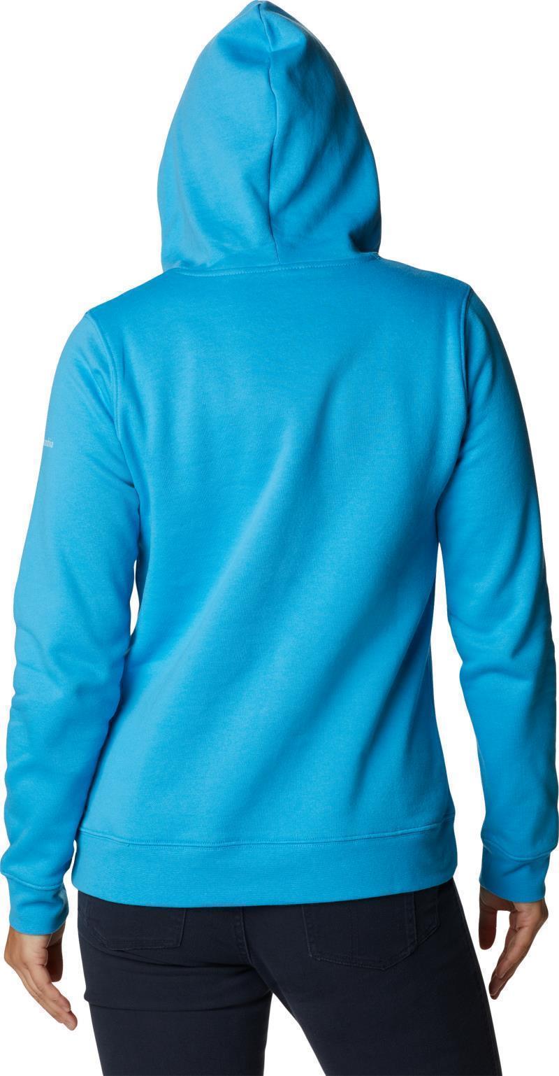 Columbia Trek Graphic Hoodie - Womens - blue chill / columbia stencil 1