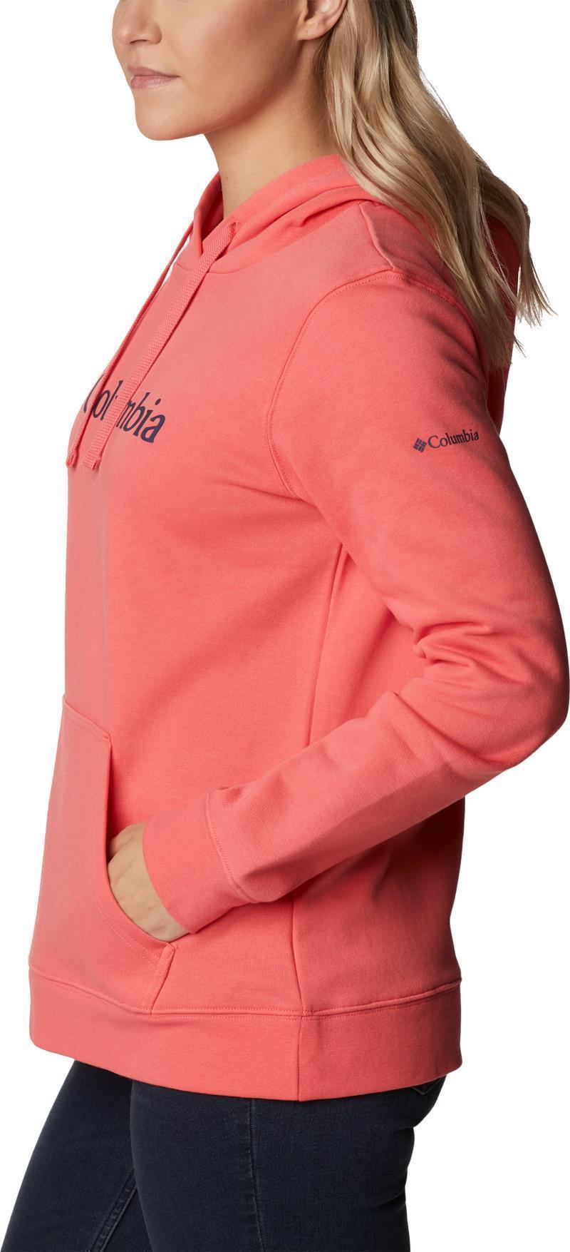 Columbia Trek Graphic Hoodie - Womens - blush pink / gem columbia 1