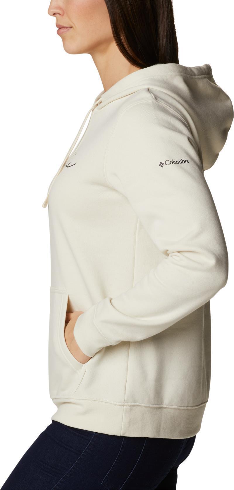 Columbia Trek Graphic Hoodie - Womens - chalk / script logo 1