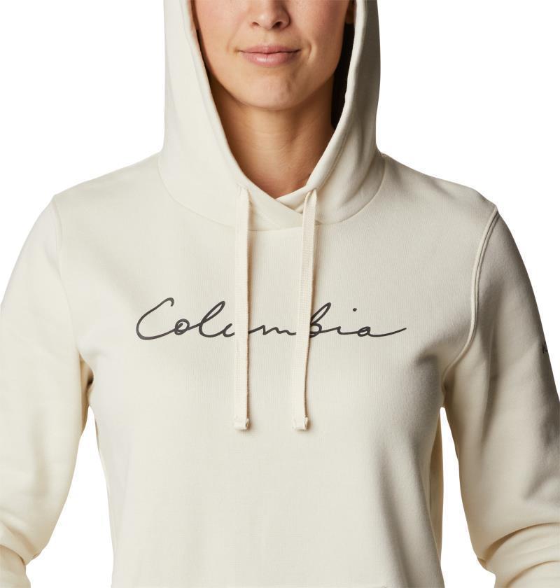 Columbia Trek Graphic Hoodie - Womens - chalk / script logo 1