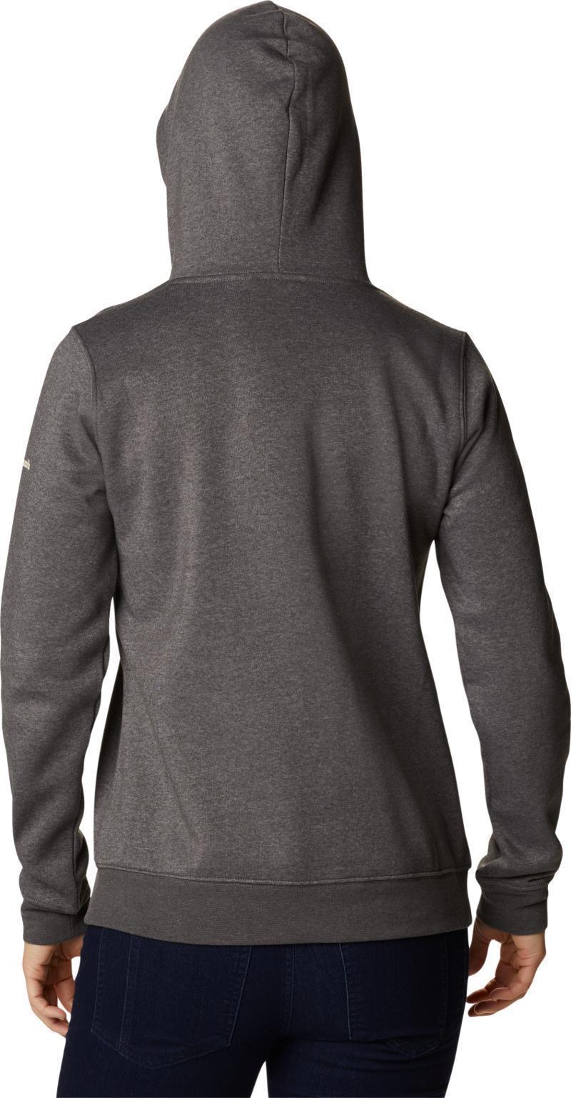 Columbia Trek Graphic Hoodie - Womens - charcoal heather / stacked gem 1