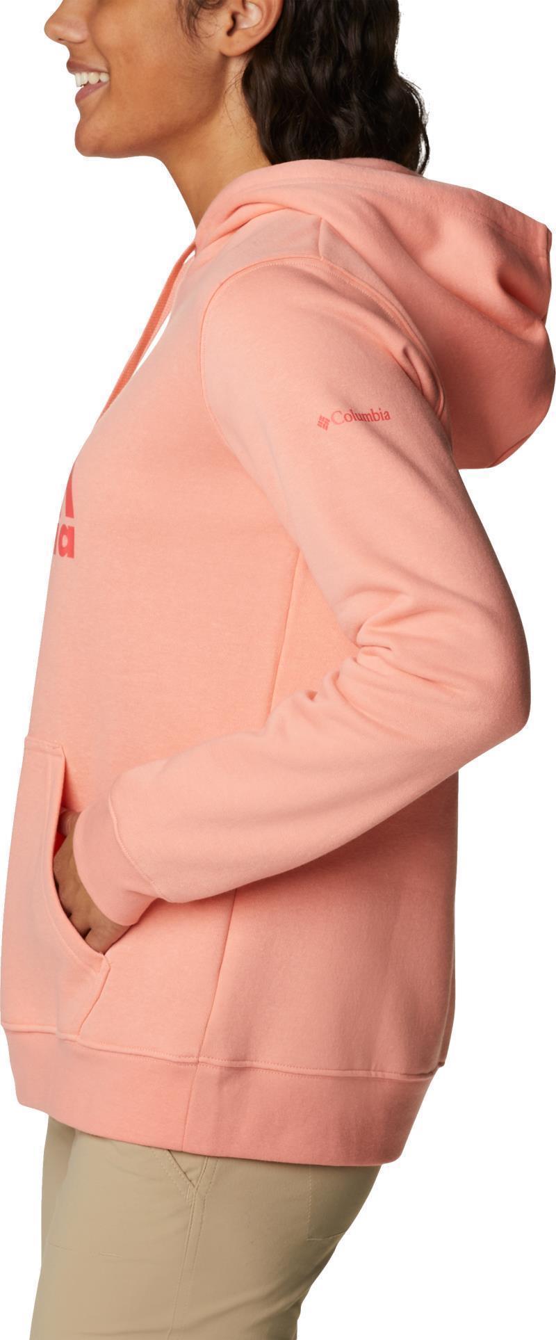 Columbia Trek Graphic Hoodie - Womens - coral reef / rainbow 1