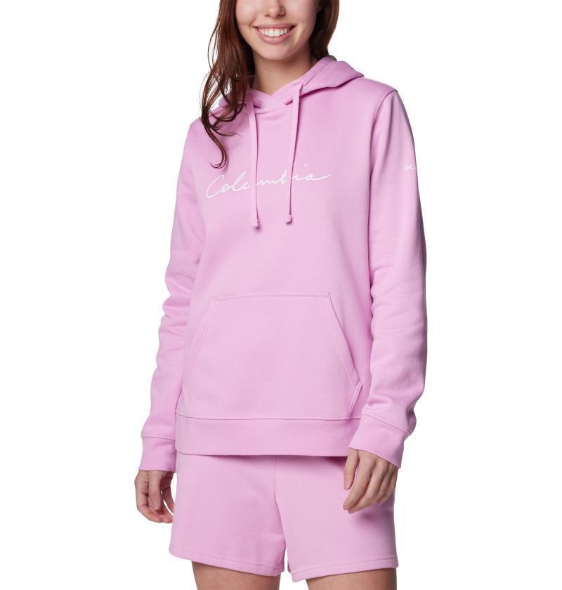 Columbia Trek Graphic Hoodie - Womens - cosmos / scripted brand 1
