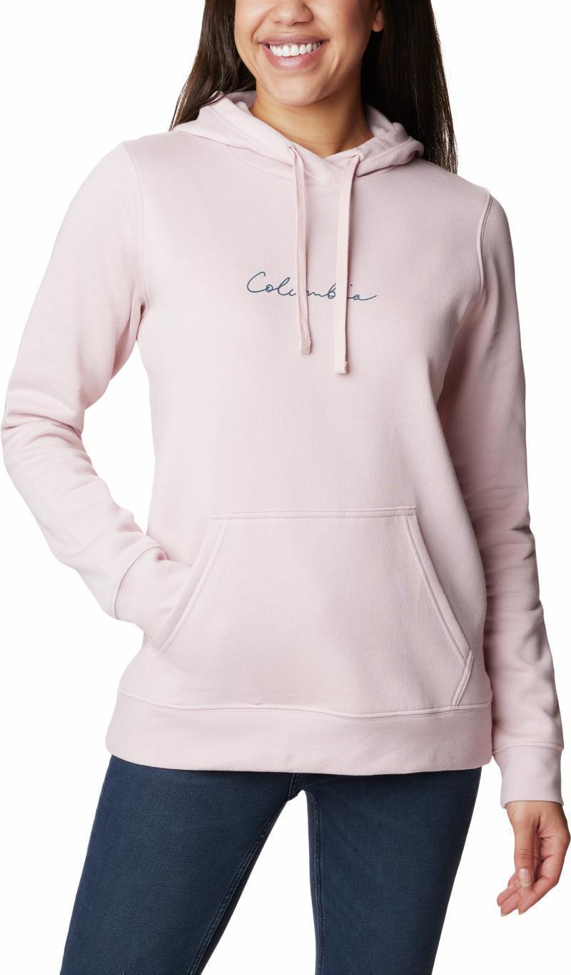 Columbia Trek Graphic Hoodie - Womens - dusty pink / night wave 1