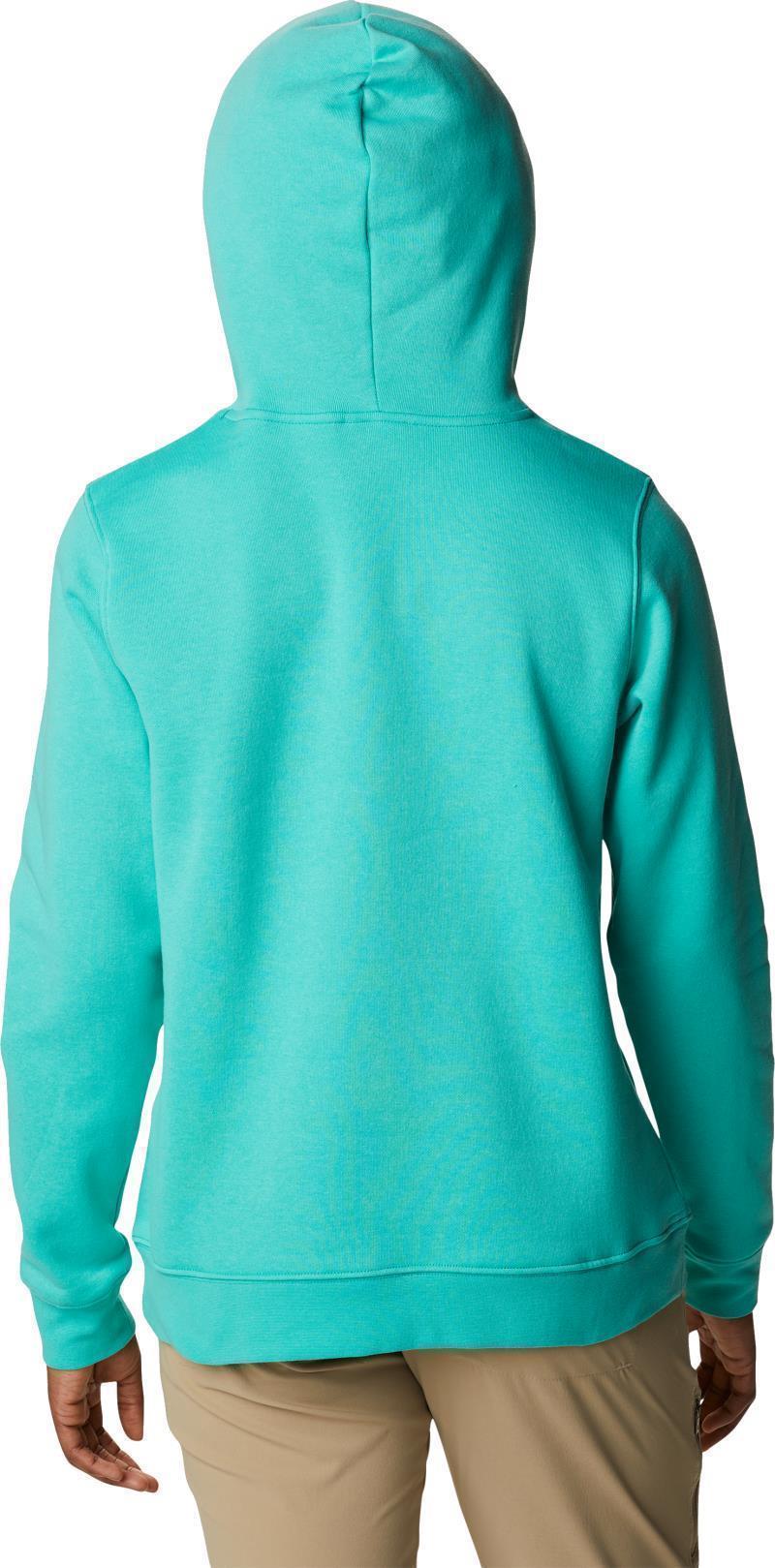 Columbia Trek Graphic Hoodie - Womens - electric turquoise / rainbow 1