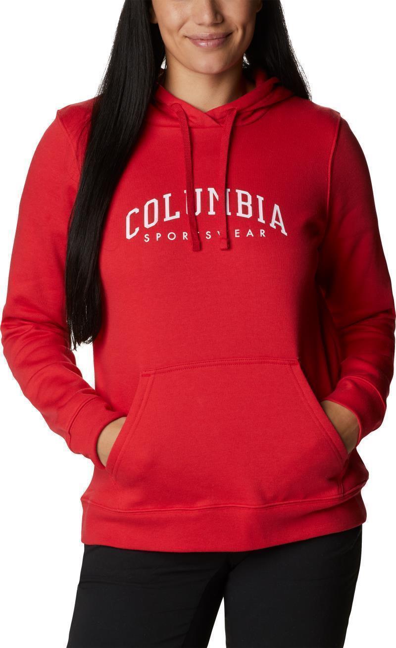 Columbia Trek Graphic Hoodie - Womens - red lily / csc collegiate 1