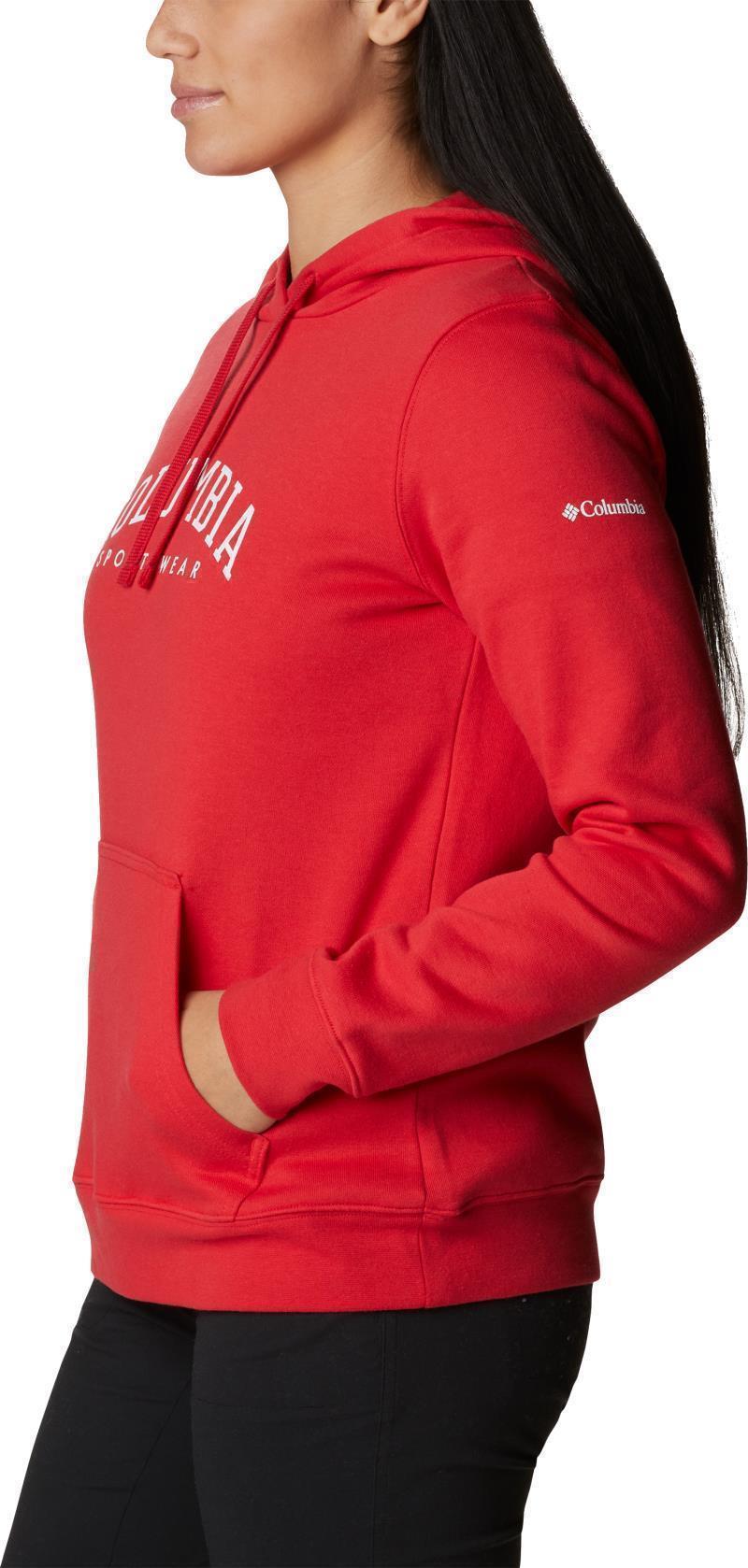 Columbia Trek Graphic Hoodie - Womens - red lily / csc collegiate 1