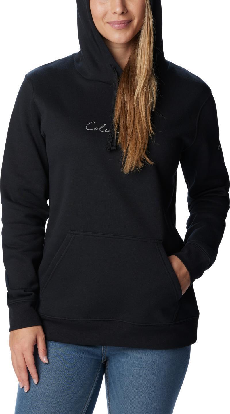 Columbia Trek Graphic Treatment Hoodie, Extended - Womens - Black / Casual Script 3