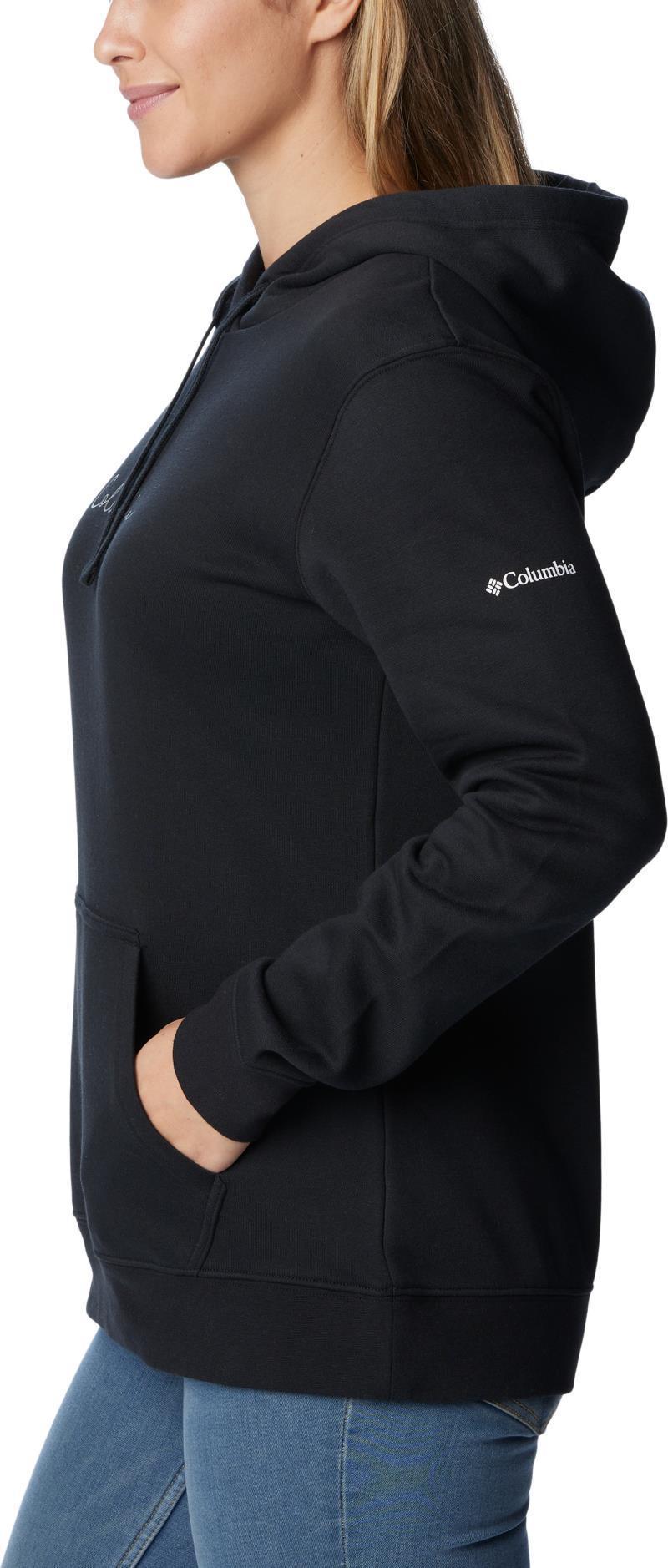 Columbia Trek Graphic Treatment Hoodie, Extended - Womens - Black / Casual Script 4