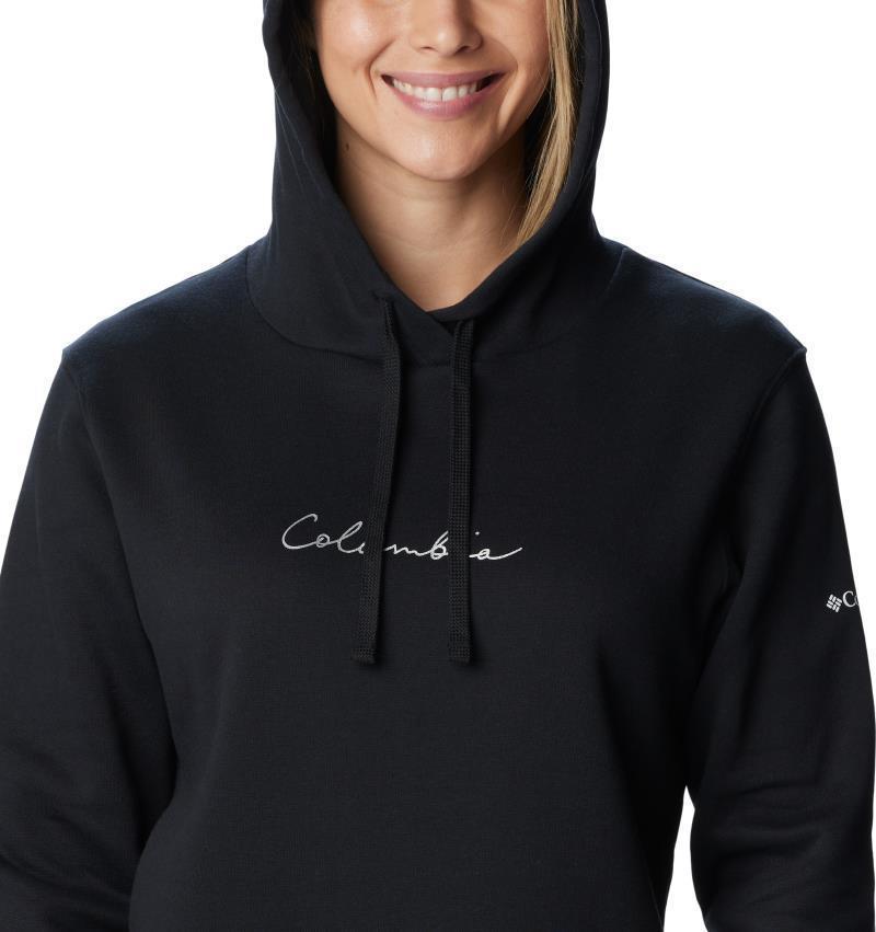 Columbia Trek Graphic Treatment Hoodie, Extended - Womens - Black / Casual Script 5
