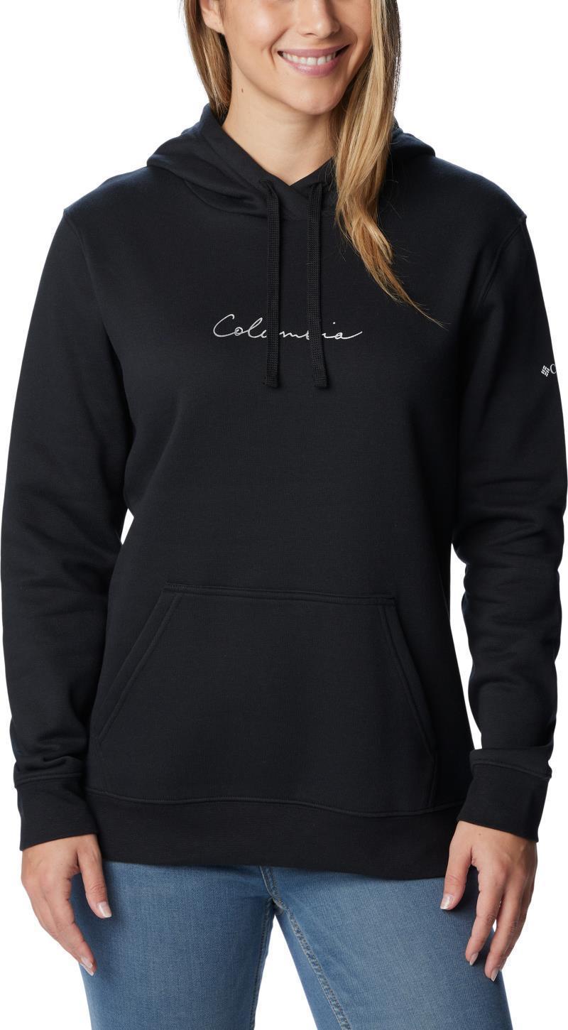 Columbia Trek Graphic Treatment Hoodie - Womens - black / casual script 1