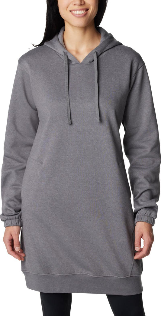 Columbia Trek Hoodie Dress - Plus - city grey heather 1