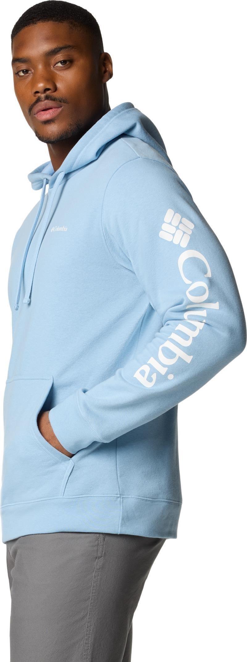 Columbia Trek Hoodie - Mens - ripple blue / csc sleeve logo 1