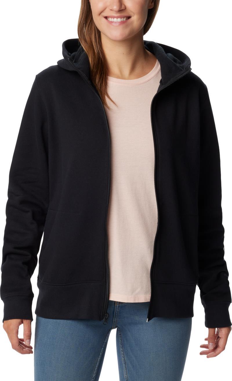 Columbia Trek II Graphic Full-Zip - Womens - Black / White Logo 3
