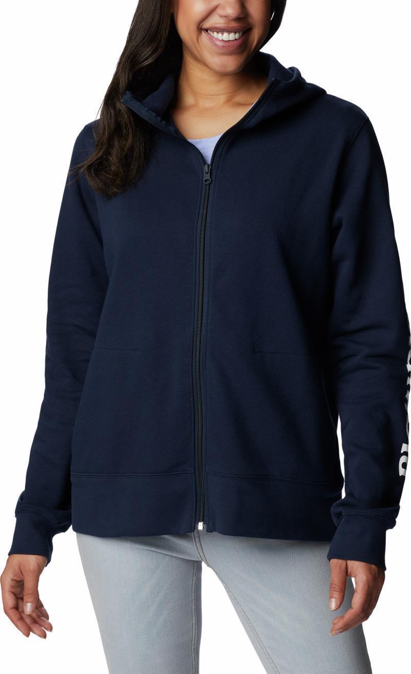 Columbia Trek II Graphic Full-Zip - Womens - Collegiate Navy / White Logo 1