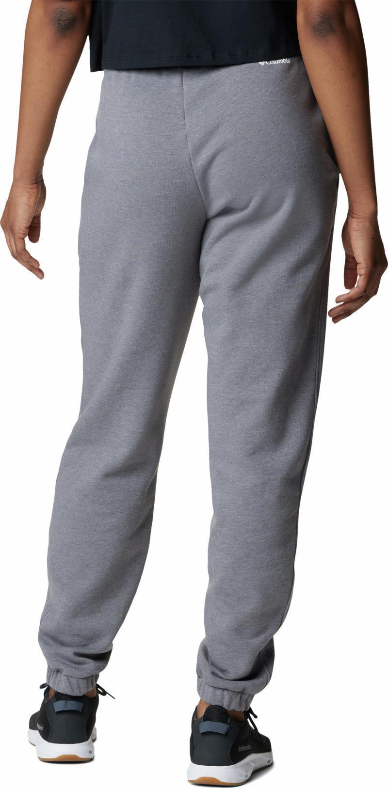 Columbia Trek Joggers - Womens - city grey heather / white logo 1