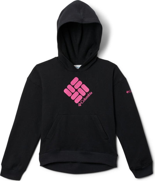 Columbia Trek Novelty Hoodie - Youth Girls - Black 1