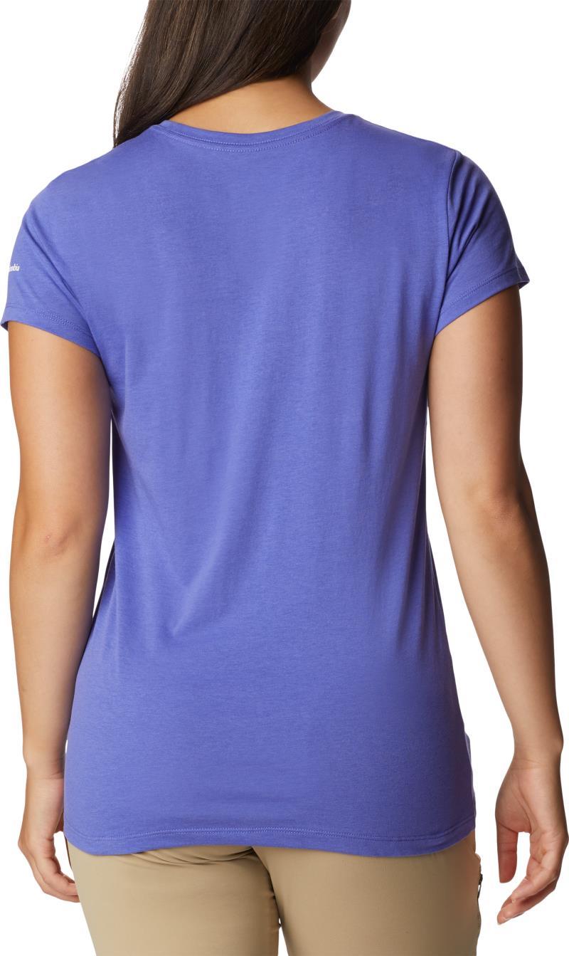 Columbia Trek SS Graphic Tee - Plus - Womens - purple lotus / csc stacked mini graphic 1