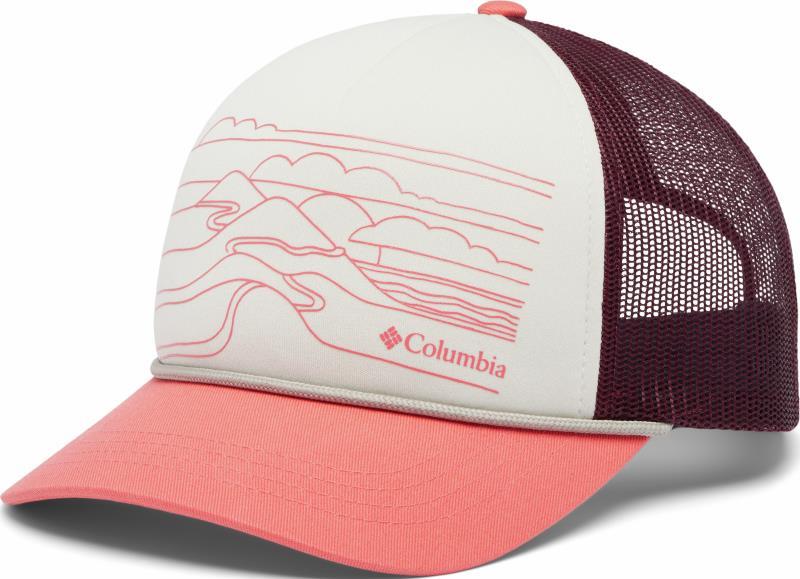 Columbia Trucker Snap Back - Womens - Chalk / Juicy / Spice / Landscape lines 1