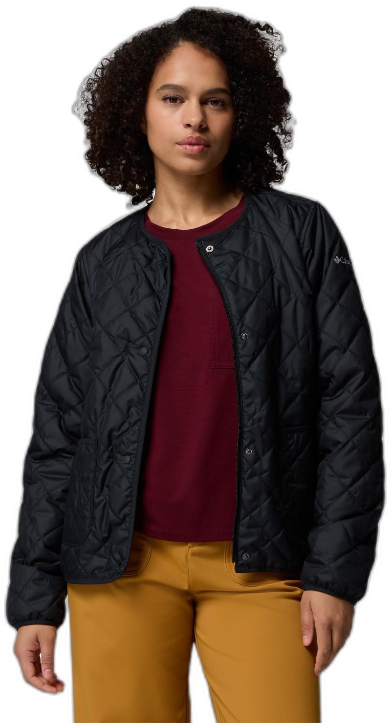 Copper Crest Collarless Jacket - Womens - black 1