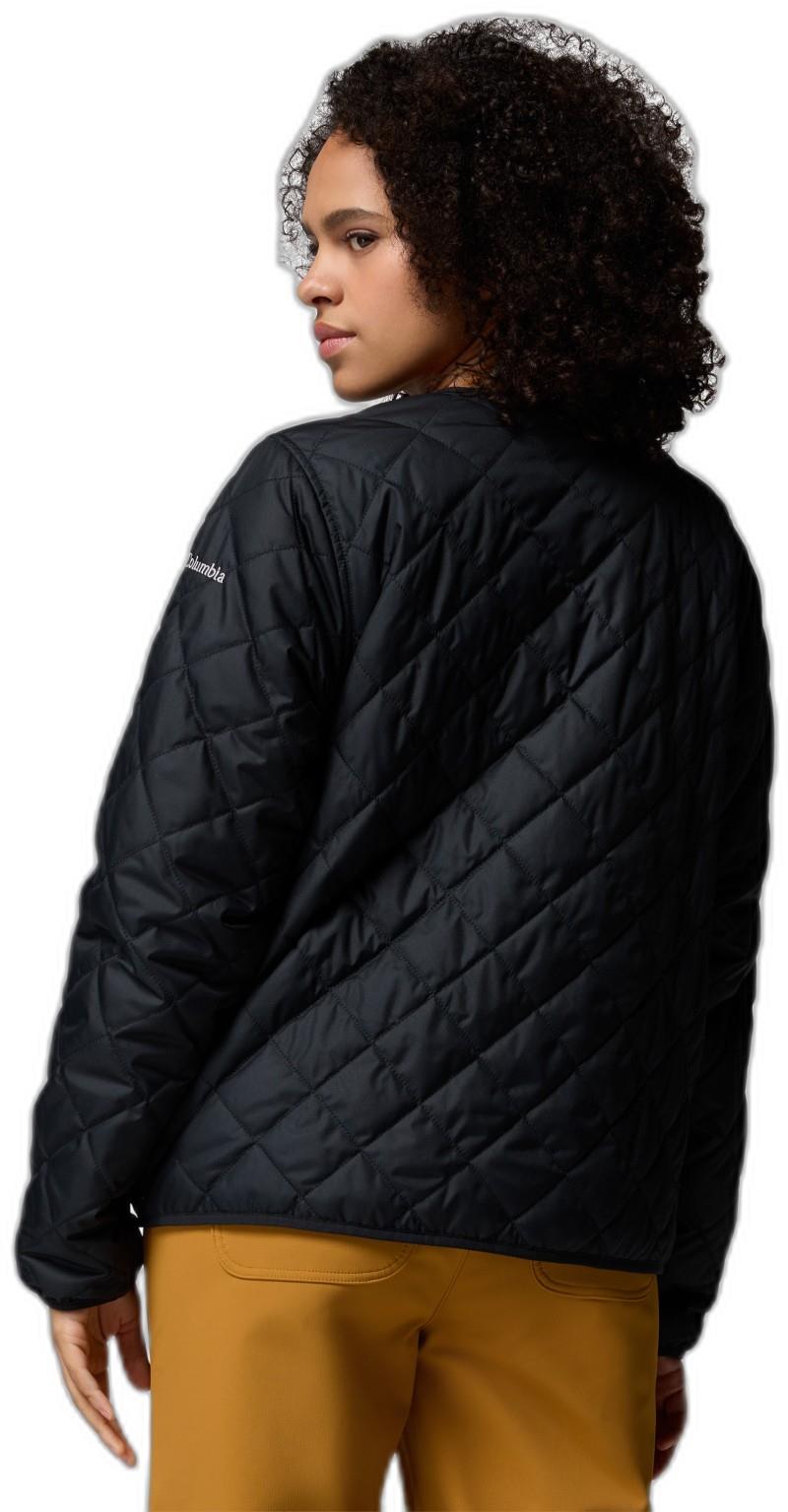 Copper Crest Collarless Jacket - Womens - black 1
