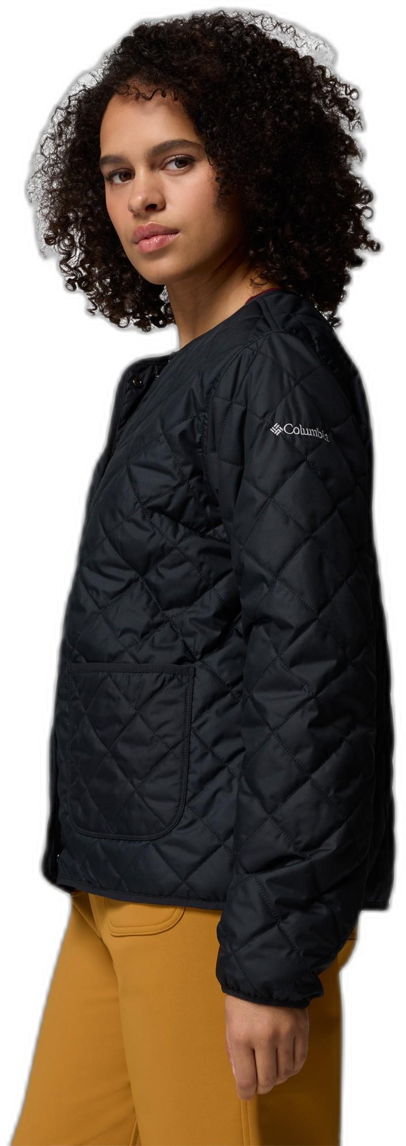Copper Crest Collarless Jacket - Womens - black 1